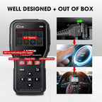 LAUNCH CR629 OBD2 Scanner ABS SRS Scan Tool with Active Test, 3 Service Oil/SAS/BMS Reset Tool, Full OBD2 Functions Car Code