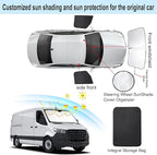 TINGLU Window Shades for Freightliner/Mercedes Benz Sprinter 1500 2500 3500 4500 2007-2026 Accessories Car Side Windshield Sun Shade Sun UV Rays & Privacy Protection for Camping 3PCS