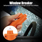KnLnny Ware Automotive Escape Tool, Window Breaker,Seatbelt Cutter, Car Flashlight, 5 in1 Auto Tactical Gear, USB Charging, M