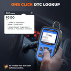 AUTOPHIX OM126P+ OBD2 Scanner, Check Engine Light Code Reader, Car Code Scanner for Automotive Diagnostic, Read & Clear Fault