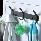 VAEHOLD 2PACK Coat Hooks Wall Hook for Hanging Clothes Robes Towels Hats Heavy Duty Coat Hanger Coat Rack Wall Mount with 3 H