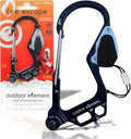OUTDOOR ELEMENT Fire Escape, Emergency Escape Tool, Seatbelt Cutter, Window Breaker, Multi Tool, Fire Starter, Carabiner, and