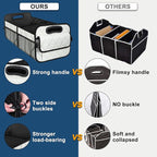 Deosk Trunk Organizer with 6 Pockets - Car Storage Accessory for SUVs, Minivans, and Trucks - 50L Waterproof Polyester