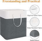 TasticTotes laundry basket 3-Pack, laundry hamper, Hamper with handles, collapsible laundry baskets, Waterproof dirty clothes