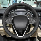 MEWANT Hand Sewn 3D Style Steering Wheel Cover for Toyota Camry 2018-2019/Toyota Avalon 2019/Toyota Corolla 2019-2020/Toyota RAV4 2019 Steering Wheel Accessories