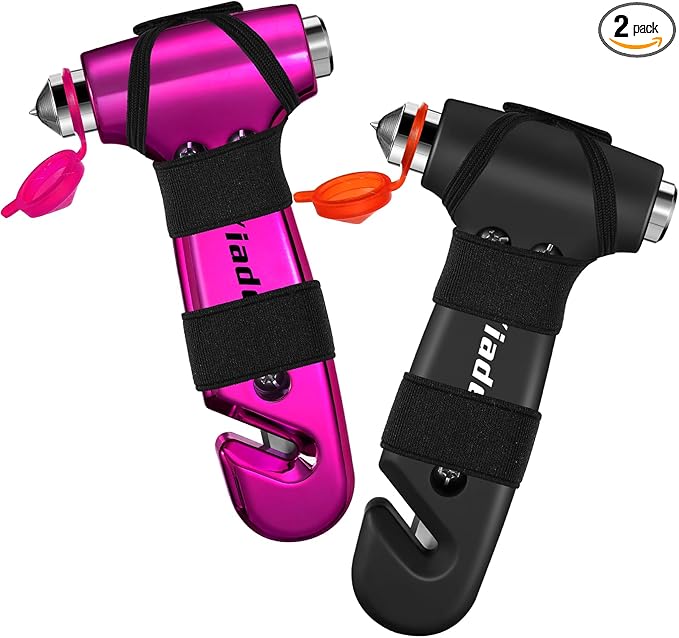 Car Window Breaker Tool, 3-in-1 Emergency Escape Tool with Window Breaker and Seat Belt Cutter, Safety Emergency Car Escape T