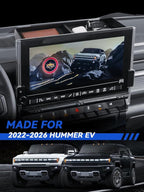 for Hummer EV Dashboard Center Console Organizer 2022 2023 2024 2025 2026 GMC Hummer EV Accessories Armrest Organizer Storage Box Insert Console Dash Tray