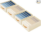 DIMJ Wardrobe Clothes Organizer, Foldable Closet Organizers for Clothing, Fabric Clothes Organizer, Closet Organizers and Sto