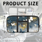 Beautiful Butterfly Car Sun Visor Organizer Pouch Case Bag Auto Interior Accessories for SUV Card Cash Pouch with Multi-Pocket for License Pen Key