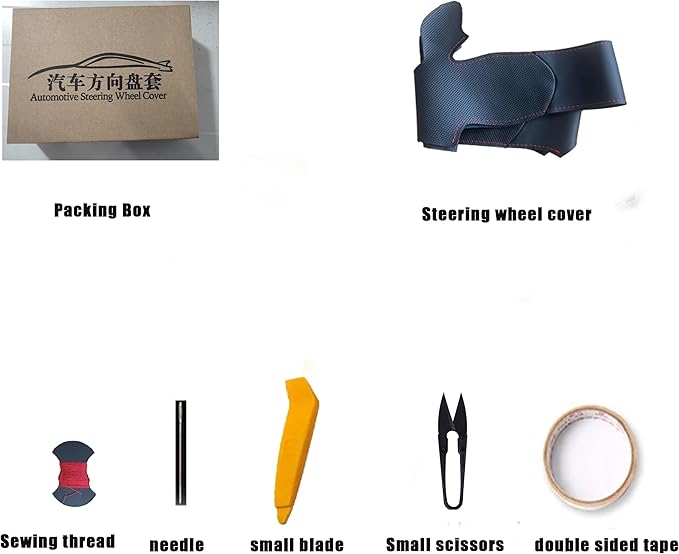 Hand Sewn Black Perforated Ultra-Fine Fiber Leather Steering Wheel Cover, for BMW 228i 230i 320i 328i 330i 335i 340i 428i 430i 435i 440i 525i 535i 550i 640i 650i