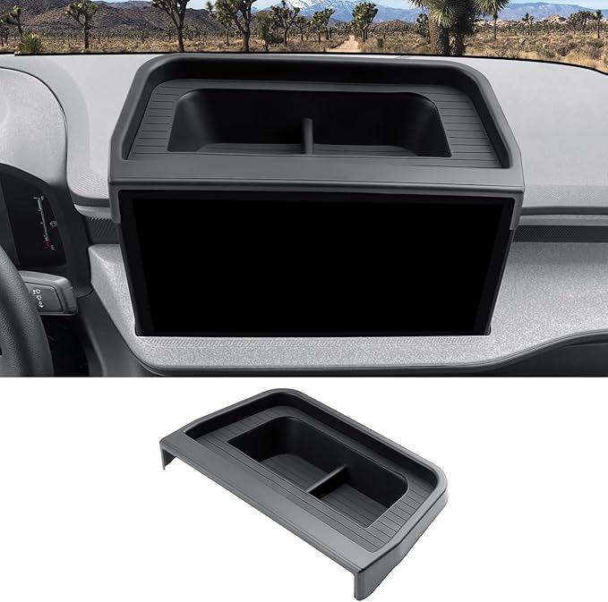 CDEFG for 2025 2026 Ford Maverick Center Console Dash Screen Organizer 13.2-Inch 2025 2026 Ford Maverick Dashboard Behind-Scr