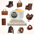 Leather Conditioner & Repair Cream: Leather Cleaner and Conditioner for Car Seats and Interiors - Repair Conditioning Salve f