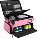 4-Layer Golf Trunk Organizer, Golfer Gifts for Women with Separate Ventilated Compartment for 2 Pairs Shoes, Waterproof Car