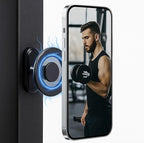 Magnetic Phone Holder for Gym, 360° Rotation Adjustable Strong Magnets, Gym Accessories, Phone Mount to Metal Surfaces, Gym Essentials for Men and Women