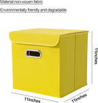 Closet Organizers Fabric Storage Bins With Lids Collapsible Cube Storage Organizer Basket With Handles,Storage Boxes for Clot
