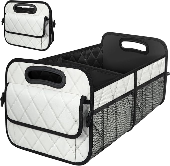 Deosk Car Trunk Organizer for SUV, Car Organizers and Storage with 6 Pocket, Car Accessories for Women/Men 70L Waterproof