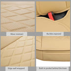 MIROZO Front Seat Covers for Car,2PCS Waterproof Car Seat Covers Faux Leather Automotive Seat Covers Car Seat Protector Vehic