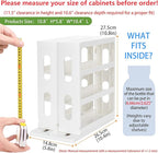 Dutiplus Medicine Organizer 3-Tier Shelves Cabinet Storage Rack Organizer for Holding Vitamins, Supplements, Cosmetics 10.82"