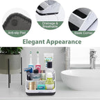 Chintu Toothbrush Holders for Bathroom Counter Organizer - 6 Slots Kids Tooth Brushing Holder Rustic Toothbrush and Toothpast