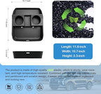 2026 Palisade Center Console Organizer Lower for Hyundai Palisade (Only fit 7-Seater), Durable ABS Plastic Console Tray Insert/with Water Bottle Holder 2026 Palisade Accessories