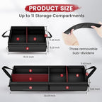 Truck Under Bench Seat Storage with Removable Divider for Ford F150, Chevy Silverado Under the Seat Organizer and Underseat