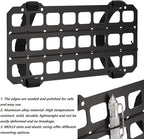 TACNEX Car Sun Visor Organizer Vehicle Rigid MOLLE Panel Tactical Gear Rack EDC Pouch Tool Holster Bag Holder Visor Cover Truck Equipment Mount Plate Modular Storage Shelf Auto Accessories