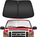 ARISMOTOR Windshield Sun Shade for Ford Super Duty F250 F350 F450 F550 2017-2025 2026, Custom Fit Foldable Front Window Sunshade Sun Visor Protector, Block UV Rays Keep Your Car Cooler