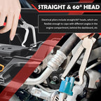 11PCS Automotive Electrical Terminal Connector Separator Removal Tool Kit,Straight/60°/Dual Head Automotive Electrical Connec