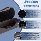 Evankin Universal Car Accessories Car Sun Visor Glasses Holder,Car Sun Visor Organizer Sunglasses Holder Clip On Sun Visor Secure Clip for Sunglasses