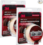 3M Headlight Lens Restoration System, 39008, 1 Kit, 2-Pack