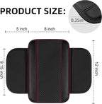 NBTEPEM 10 Pcs Car Floor Mats Full Set Car Accessories, Microfiber Leather Steering Wheel Covers 14.5-15 inch, Center Console Cover, Seat Belt Pads, Cup Coasters, Universal Interior Decor(Pink)