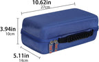 khanka Hard Travel Case Replacement for Halo Bolt 58830/57720 / Air 58830 / ACDC Max 55500 mWh Portable Emergency Power Kit, Portable Phone Laptop Charger, Case Only (Blue)