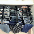 Extendable Clothes Rail - Sliding Wardrobe Closet Rod, 25-45cm Pull-out Clothes Rail, Extendable Wardrobe Rail In Steel, Top 