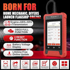 LAUNCH Elite ABS Bleeding Scan Tool,Engine Transmission ABS SRS OBD2 Scanner Diagnostic Tool,Throttle Reset Code