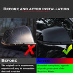 YHCDSEA Rearview Mirror Guard Cover for Tesla Model Y, Side Mirror Cover Exterior Accessories fit for Model Y 2024 2023 2022 2021 (Glossy Black)