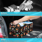 Mushroom Collapsible Trunk Organizer Automotive Storage Car Multicompartment Large Capacity