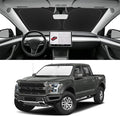 Custom Fit Windshield Sun Shade for Ford F150 2015-2020, Blocks UV & Heat, Front Window Sunshade Accessories, Easy Fold & Store Keep Your Car Cooler