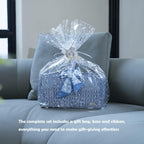 Luxurious Baby Diaper Caddy, Nursery Storage Basket for Newborn Essentials, Travel Baby Basket for Diapers Baby Wipes, Organi