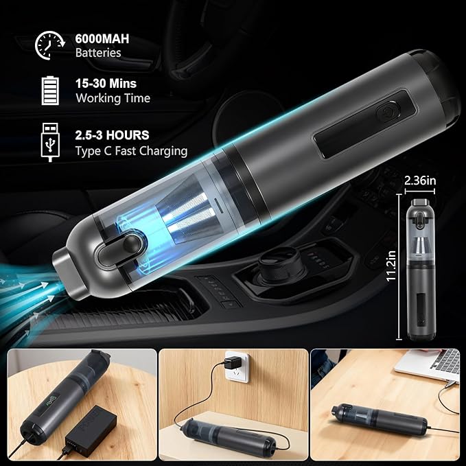Car Vacuum Portable Cordless