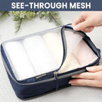 BAGAIL 6 Set Ultralight Compression Packing Cubes Packing Organizer for Travel Accessories Luggage Suitcase Backpack