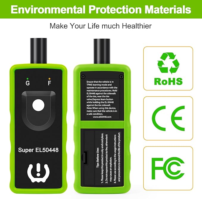 JDIAG TPMS Relearn Tool for and Ford Series Vehicles Super EL50448 Auto Tire Pressure Monitor Sensor Activation Reset Tool Up