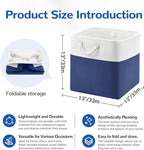 13 x 13 Inch Cube Storage Bins, 6 Pack Fabric Storage Basket with Handles, Foldable Boxes Organizer for Shelf Baskets for Hom