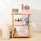 MiniArk Small Storage Baskets for Organizing | Closet Organizer Bins | Shelf Toy Basket | Woven Rope Baskets | Cube Decorativ