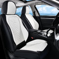 Coverado Car Seat Covers, Front Seat Cover, Waterproof Nappa Leather Seat Covers for Cars, 2 Pack Driver Car Seat Protectors,