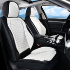 Coverado Car Seat Covers, Front Seat Cover, Waterproof Nappa Leather Seat Covers for Cars, 2 Pack Driver Car Seat Protectors,