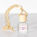 COOLGIRLCANDLES Birthday Cake Car Air Hanging Fragrance Oil Diffuser, Air Freshener for Essential Oils, Scents Aromatherapy A