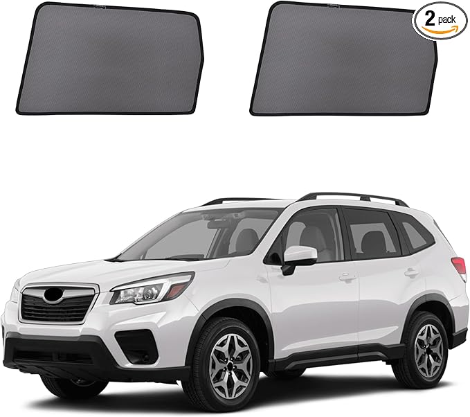 Car Window Shades for 2019-2022 Forester - Rear Side Window Sun Shade for Baby, Breathable Mesh Car Privacy Window Covers, UV Protection and Heat Insulation for Road Trips, Napping, Camping