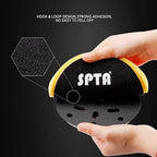 Yellow T80 High-Cut Foam Polishing Pads, SPTA 3Pcs 6.5 Inch Face for 6 Inch 150mm Backing Plate Compound Buffing Sponge Pads for Car Buffer Polisher Compounding, Polishing and Waxing -X00224Y6B3