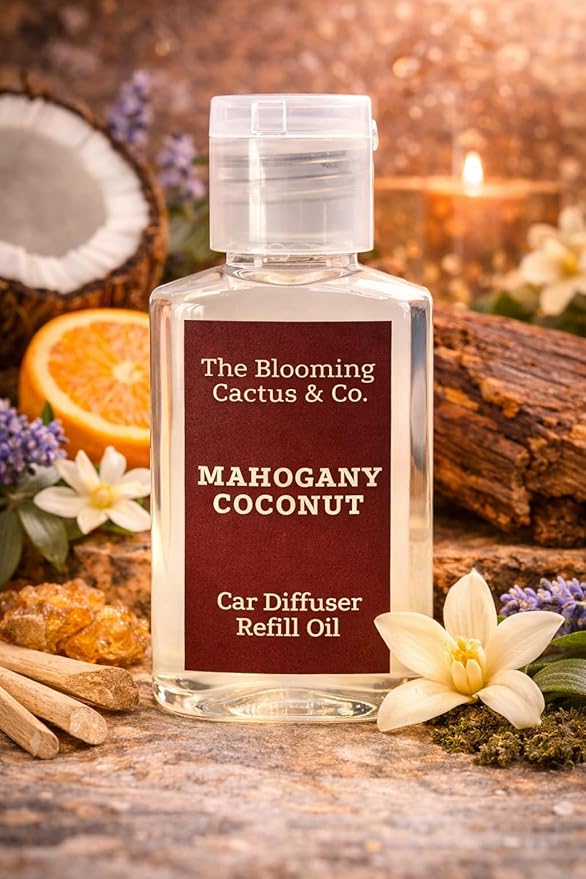 Car Diffuser Oil Refill 1 oz – Essential Oil Car Air Freshener Refill for Hanging Car Diffuser, Long Lasting Fragrance Oil, P
