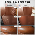 Leather Recoloring Balm, 12oz Large Size Leather Dye, Color Restorer, Scratch Repair, Furniture & Couch Restorer Kit, Repair 